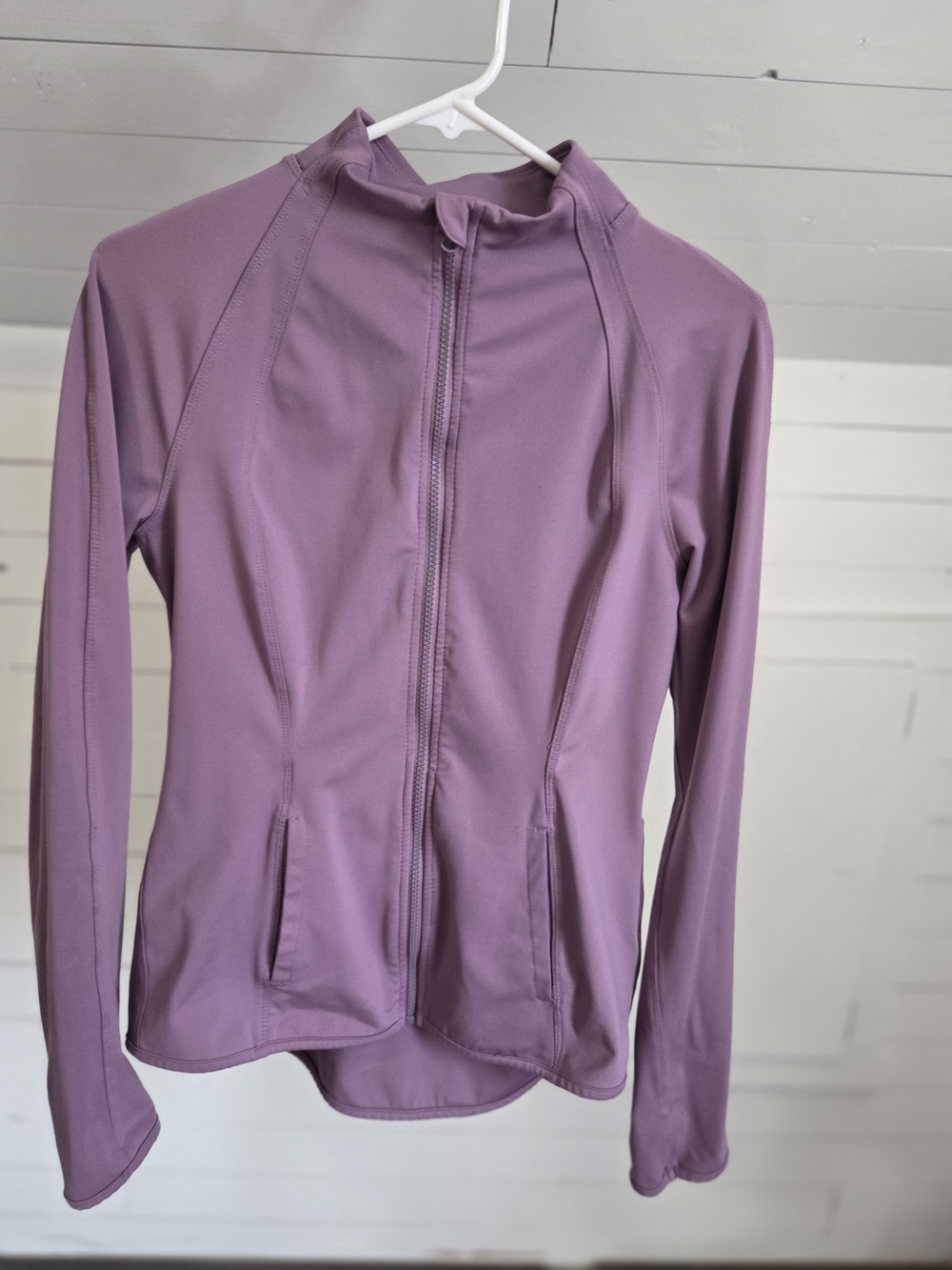 Yogalicious Mauve Full-Zip Lightweight Utility Jacket